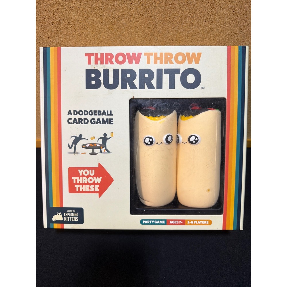 Exploding Kittens Throw Throw Burrito Original Edition Dodgeball Card Game